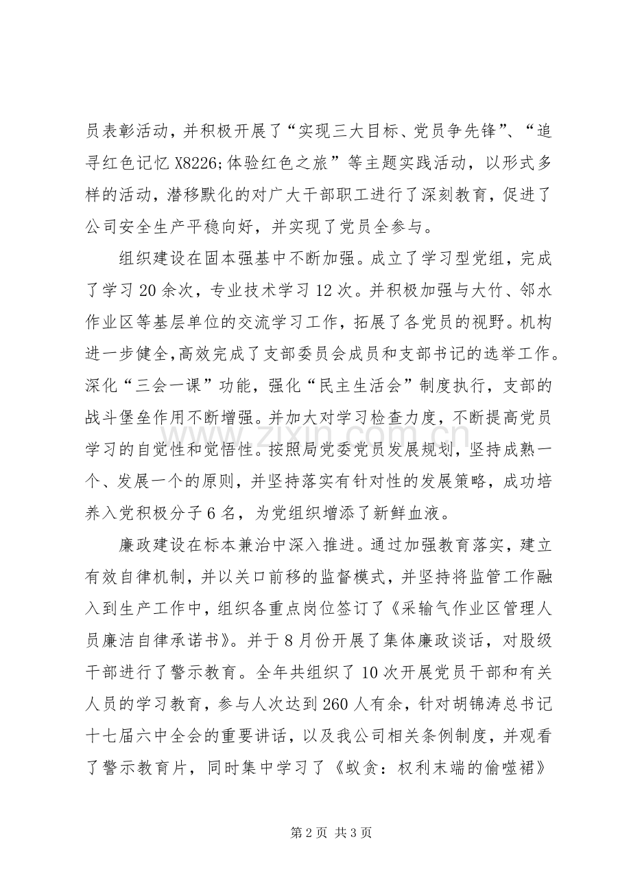 公司党委书记述职述廉报告.docx_第2页