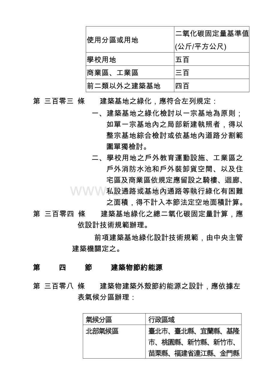 建筑物基地绿化及建筑物节约能源.docx_第3页