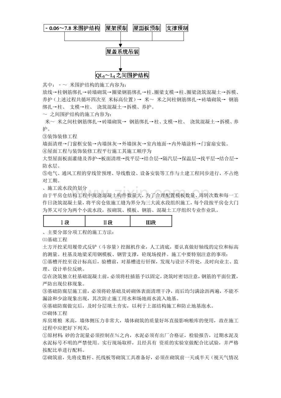 新疆某粮食储备库扩建项目工程施工组织设计(23页).doc_第3页