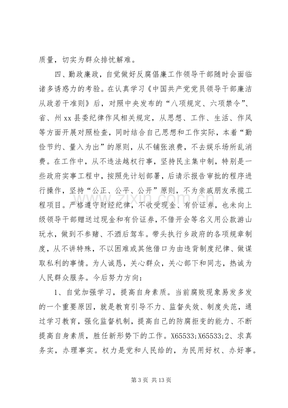 乡党委委员、人大主席述职述廉报告.docx_第3页