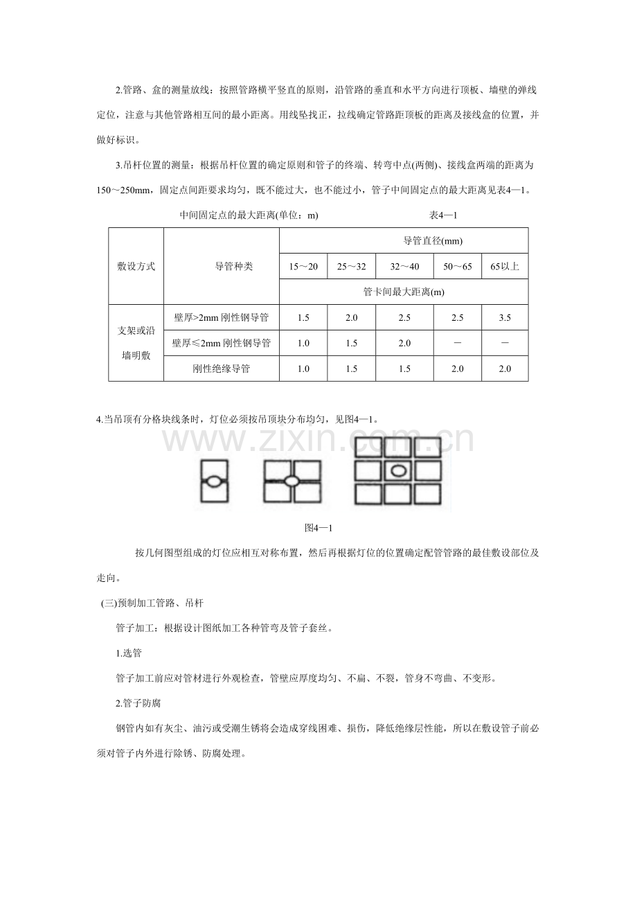 吊顶内管路敷设工程安全技术交底.docx_第3页