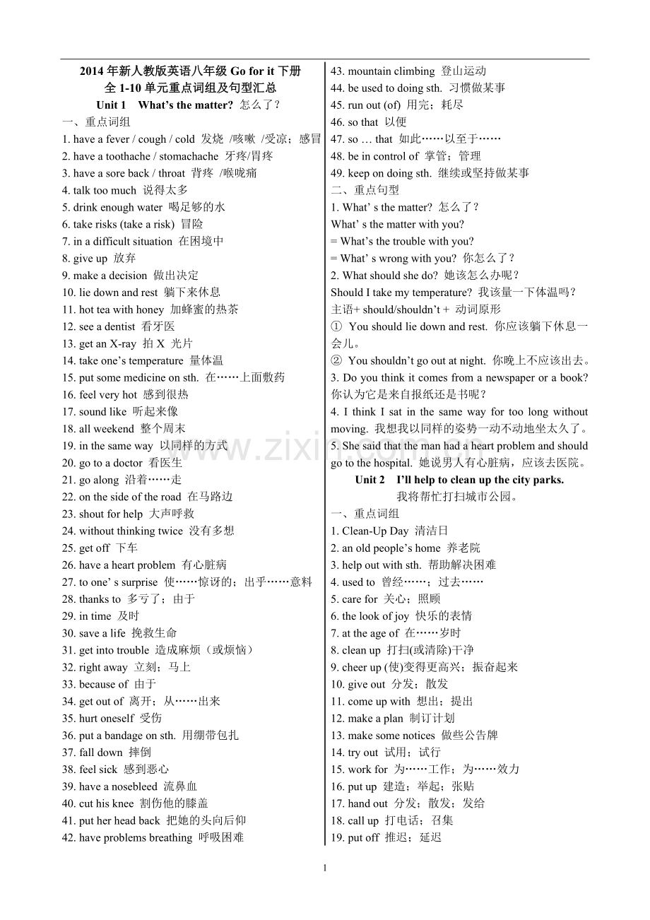 八年级下册知识点汇总.doc_第1页