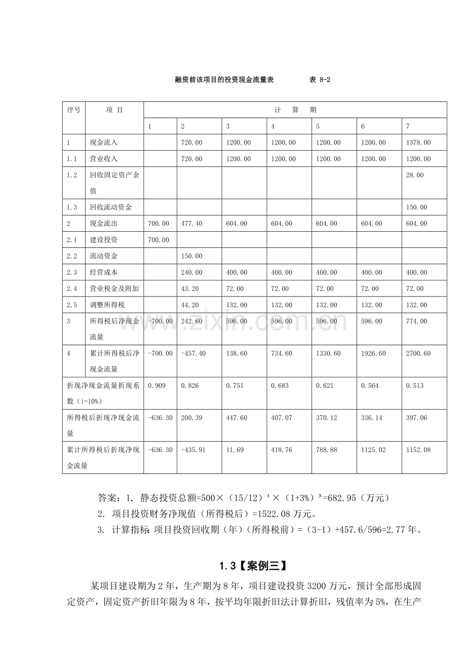 工程经济学培训课程设计.docx_第3页