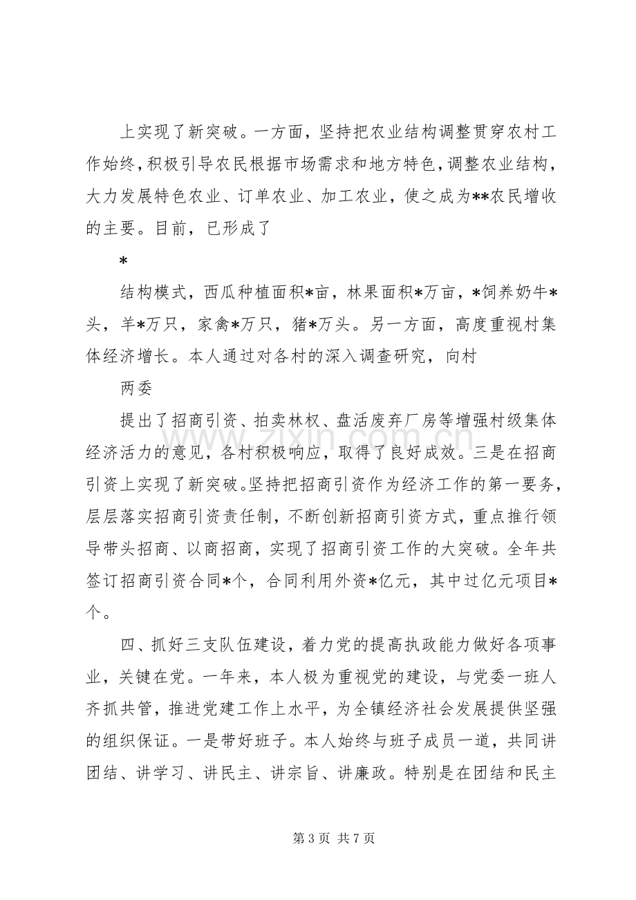 镇党委书记XX年述职报告.docx_第3页