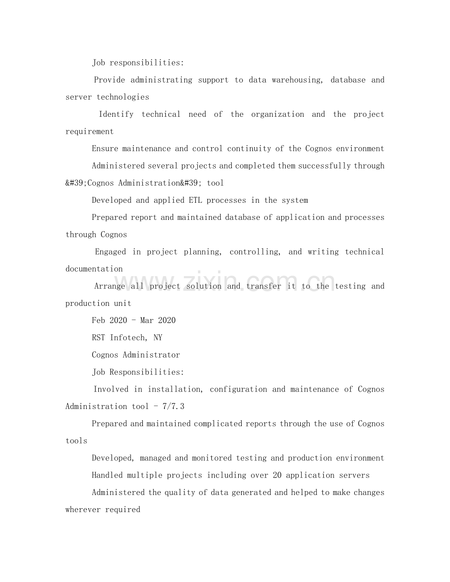 应届毕业生英文简历模板下载免费下载 .doc_第3页