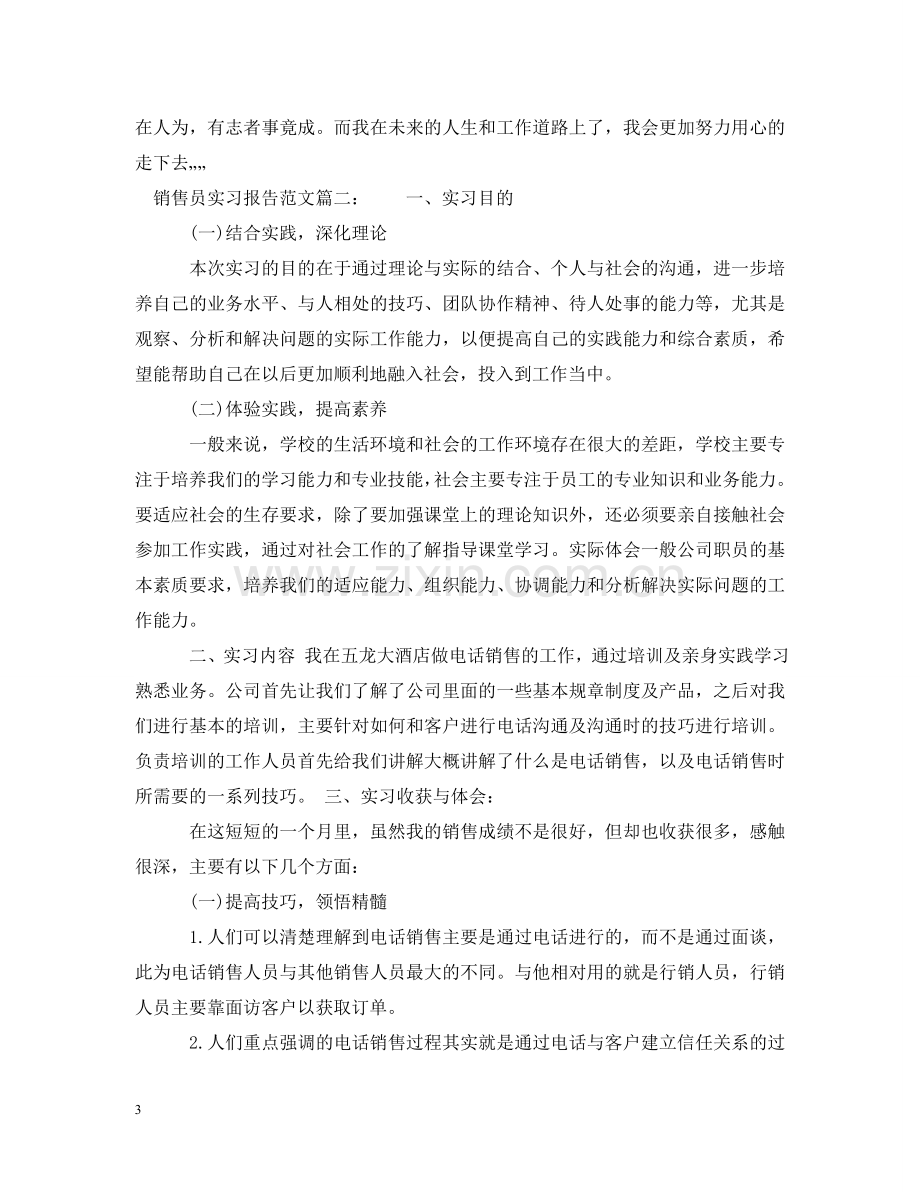 销售员实习报告范文3篇 .doc_第3页