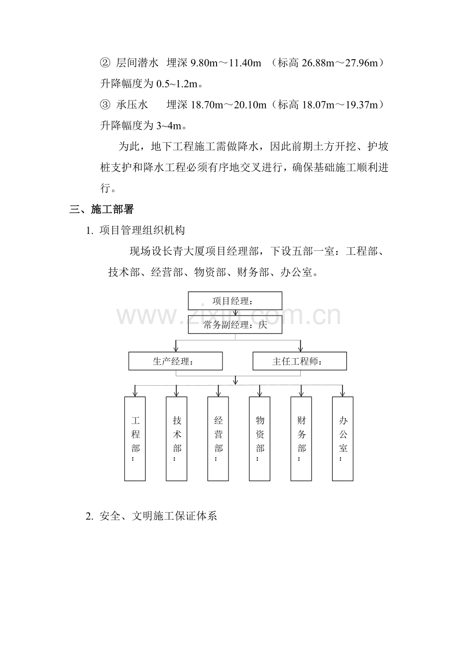 大厦工程地下结构施工组织设计.docx_第3页