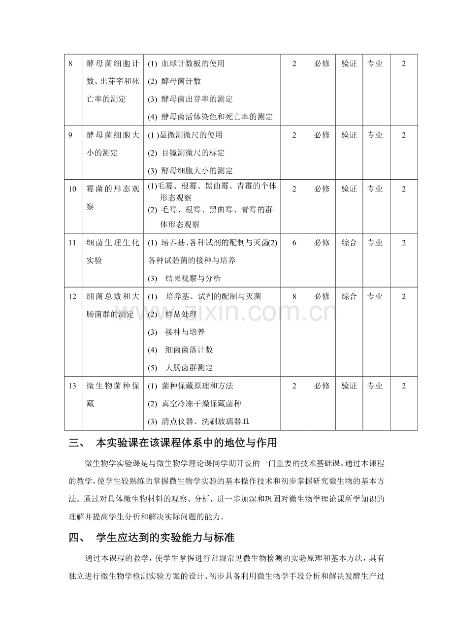 微生物学实验教学大纲.docx_第3页