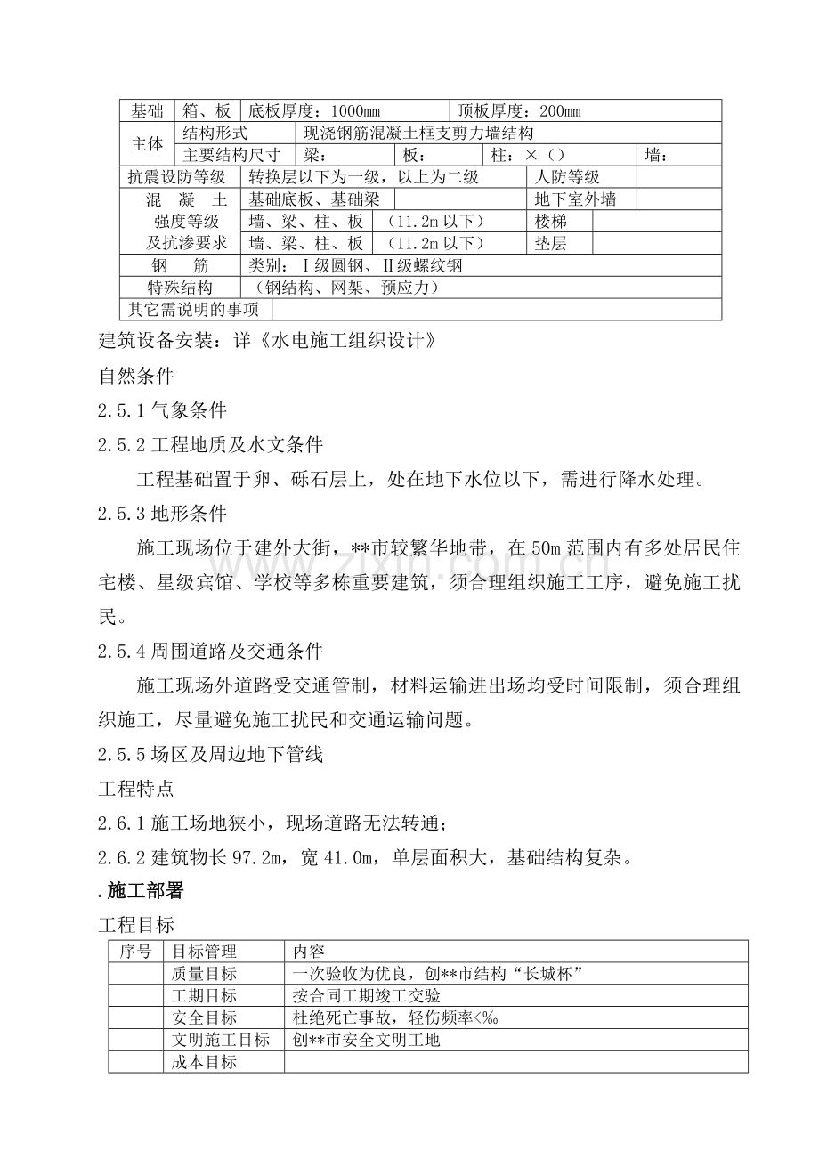 富景花园公寓建设工程施工组织设计方案.docx_第3页