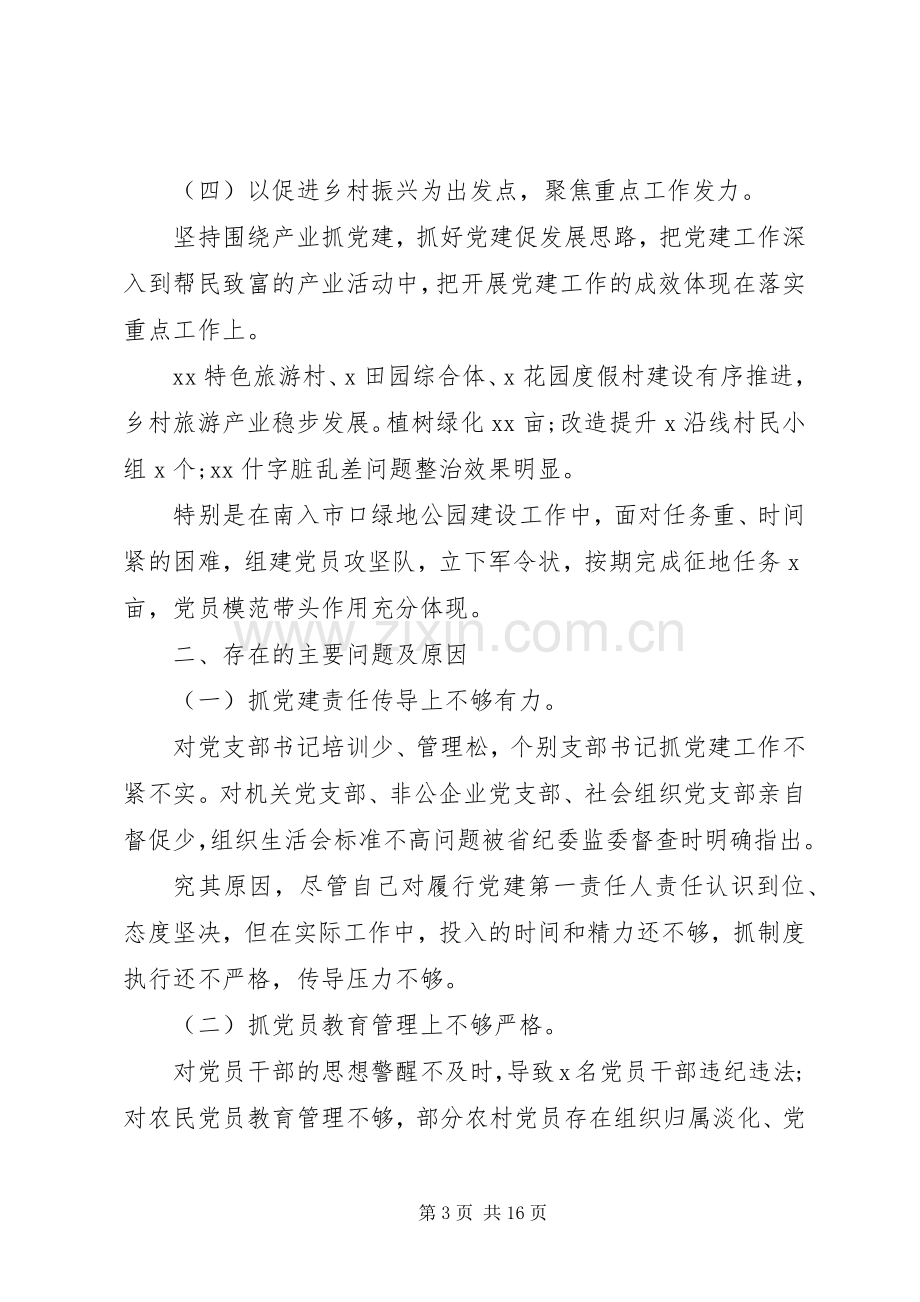 党支部书记抓基层党建工作述职报告范文.docx_第3页