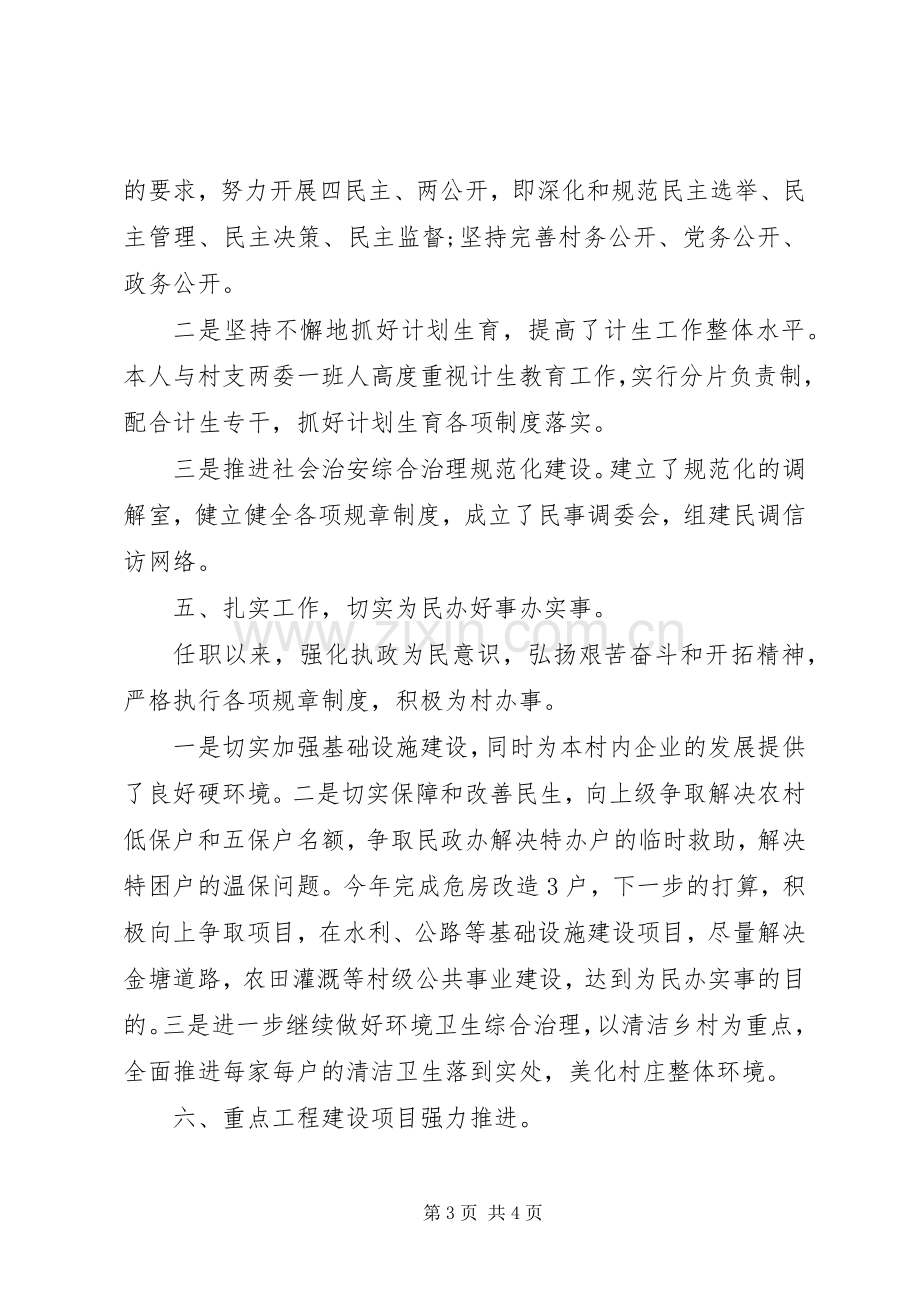 村党支部书记述职述廉报告20XX年.docx_第3页