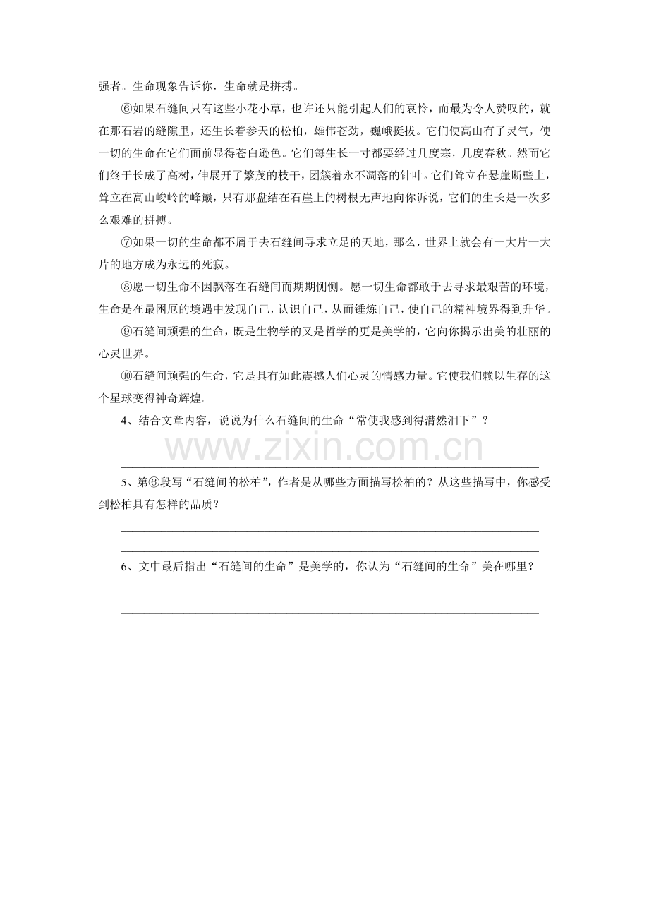 《蒲公英》习题2.doc_第2页