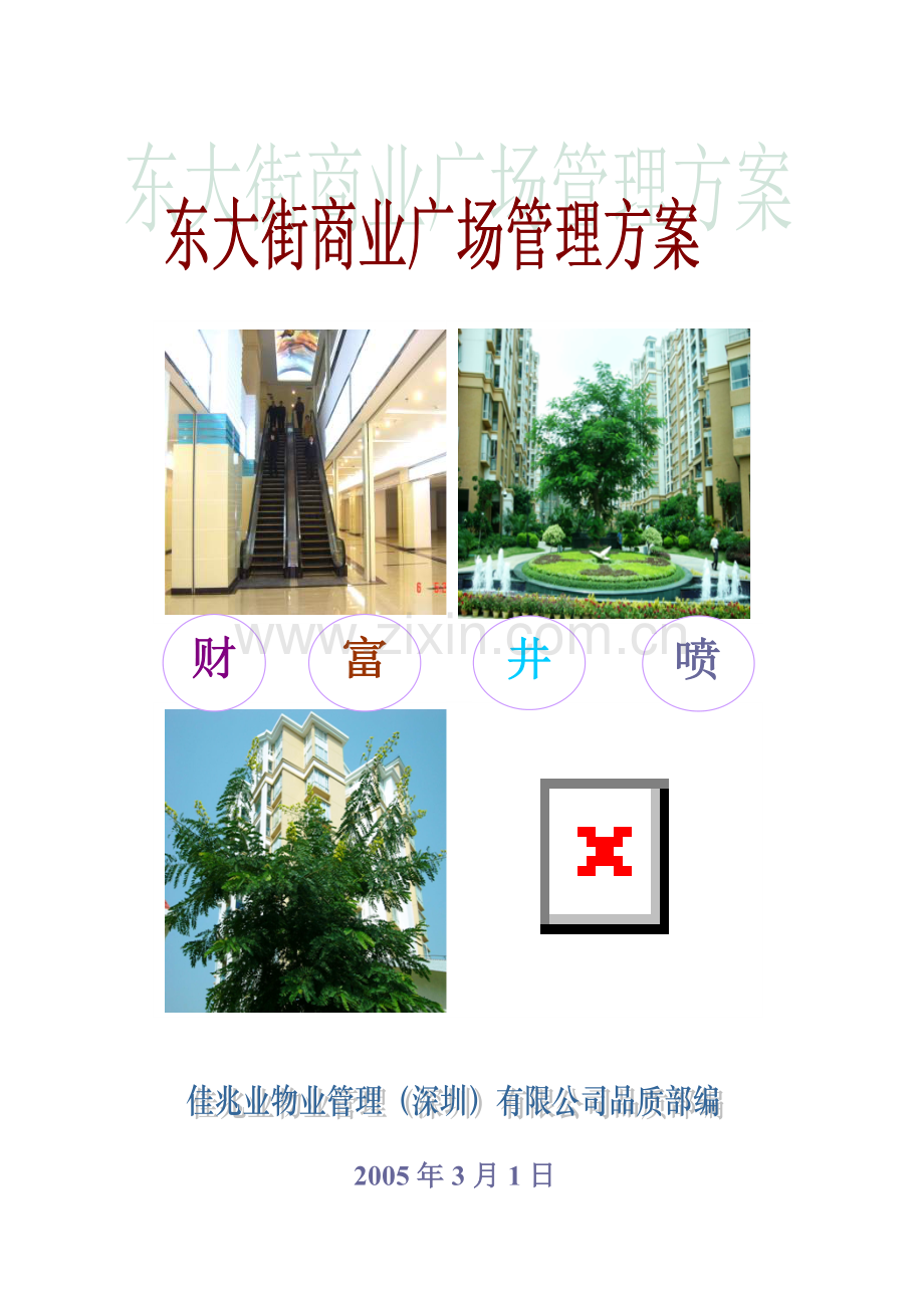 布吉东大街商业物业管理方案.docx_第1页