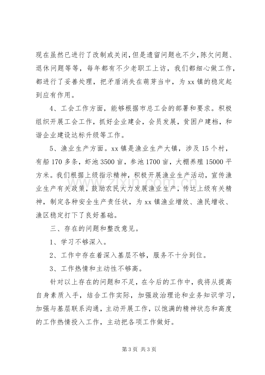 XX年12月副镇长述职述廉报告.docx_第3页