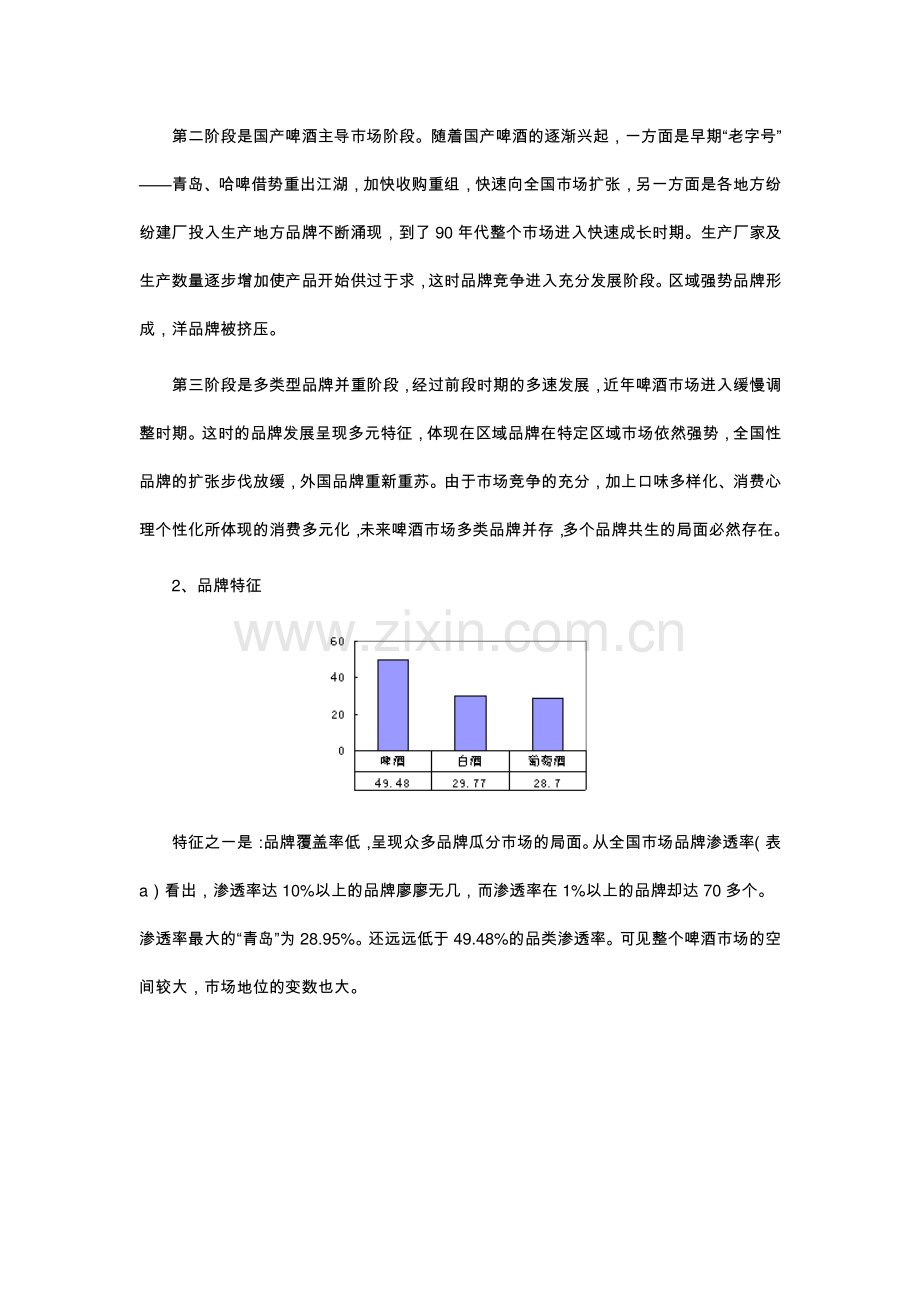 我国市场啤酒品牌报告.docx_第2页