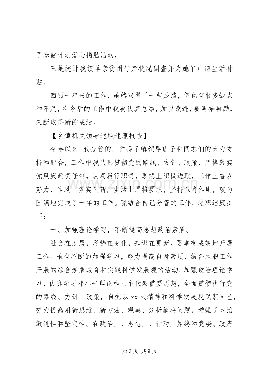 乡镇机关领导述职述廉报告.docx_第3页