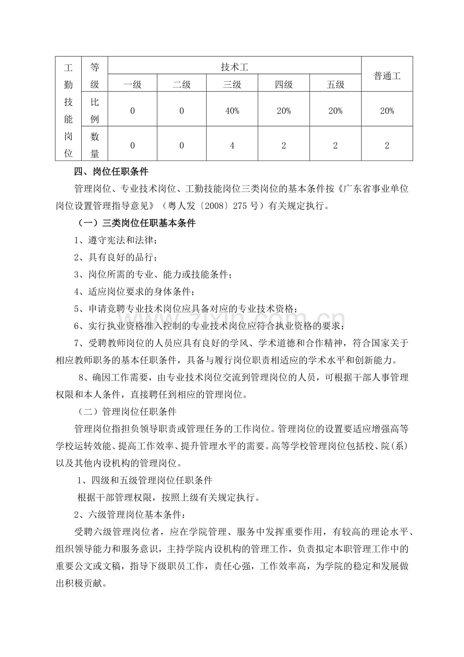 广东纺织职业技术学院岗 位设置实施方案.docx_第3页