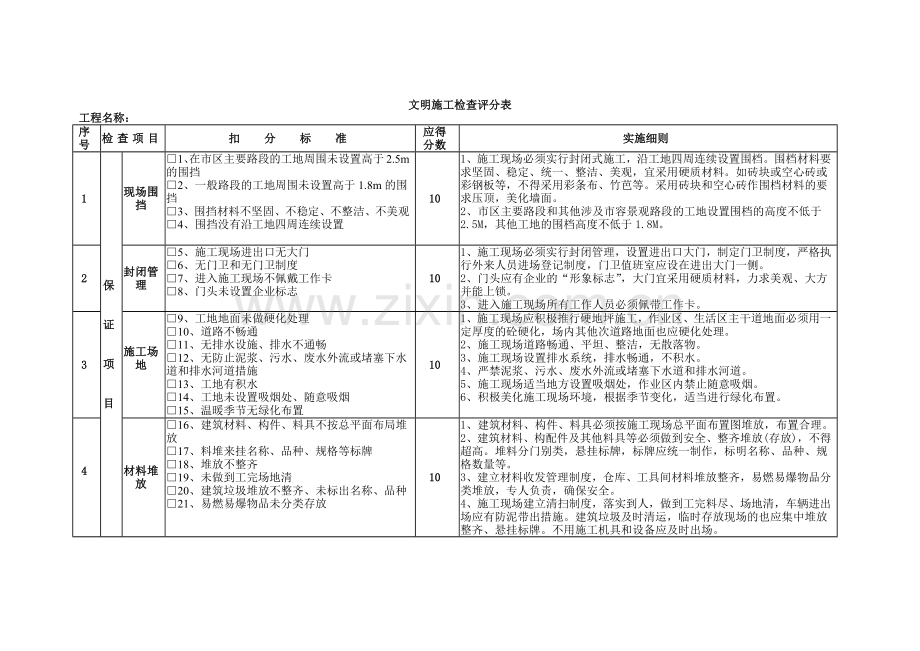 建筑安全检查表.docx_第3页