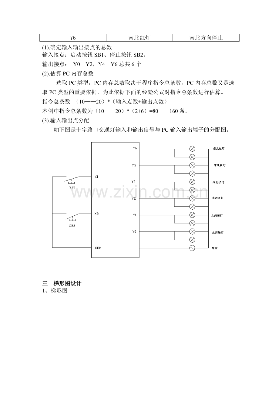 十字路口交通灯PLC.docx_第3页