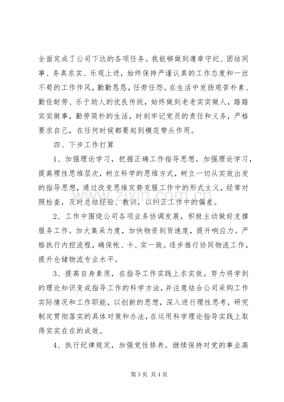 XX年公司个人述职报告.docx_第3页