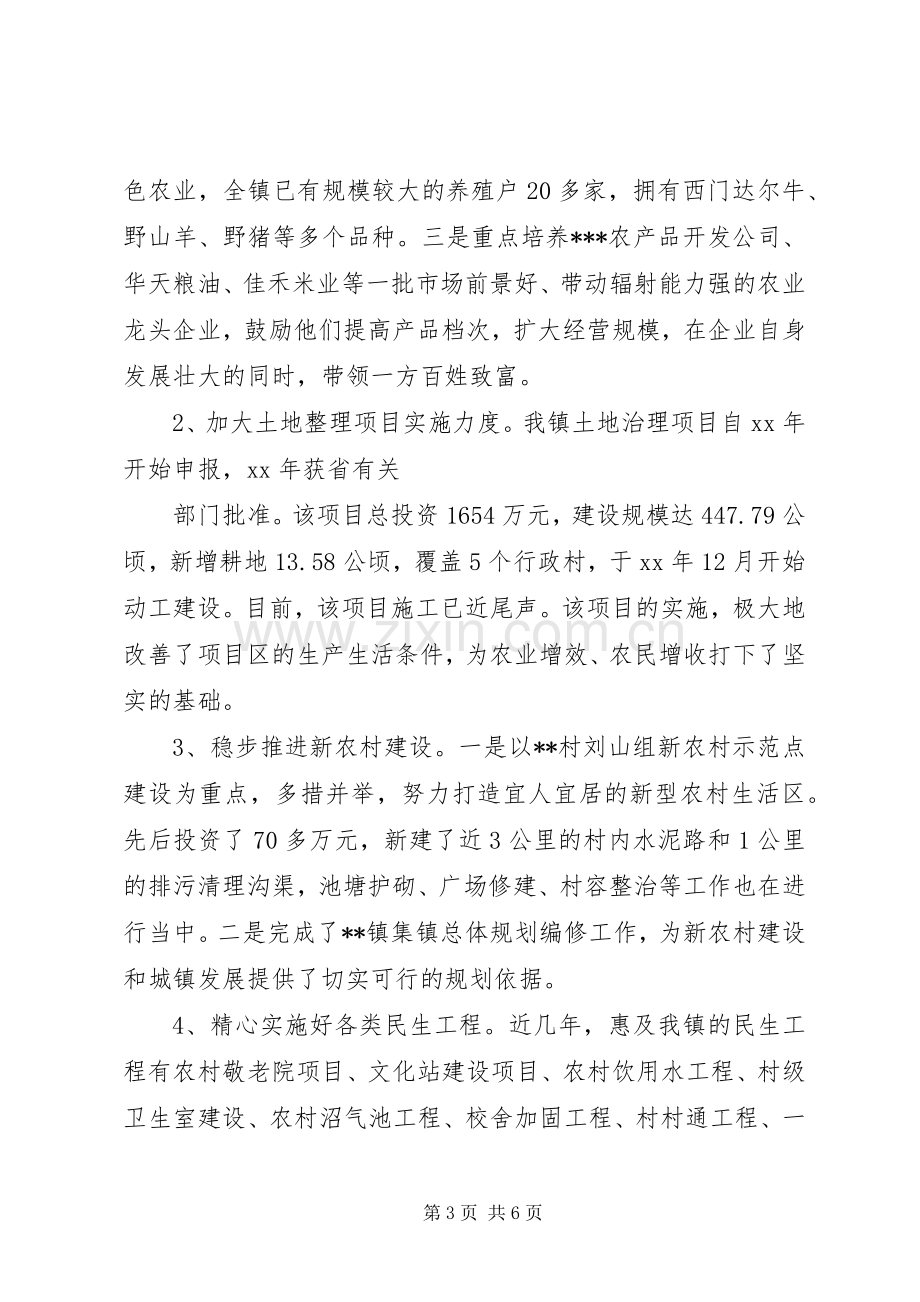 XX年乡镇党委书记个人述职报告范文.docx_第3页