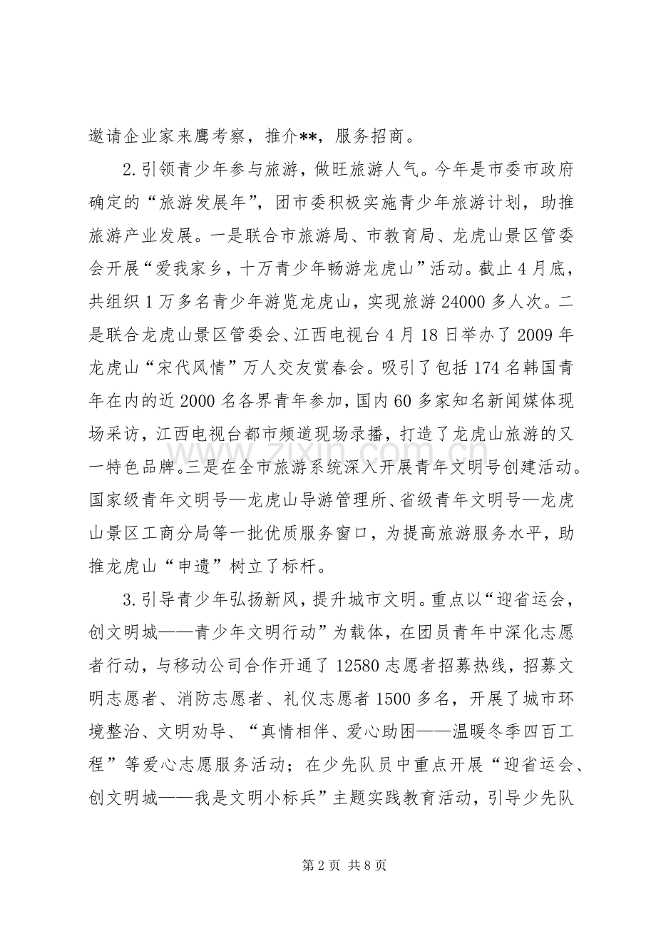 共青团团市委述职报告.docx_第2页