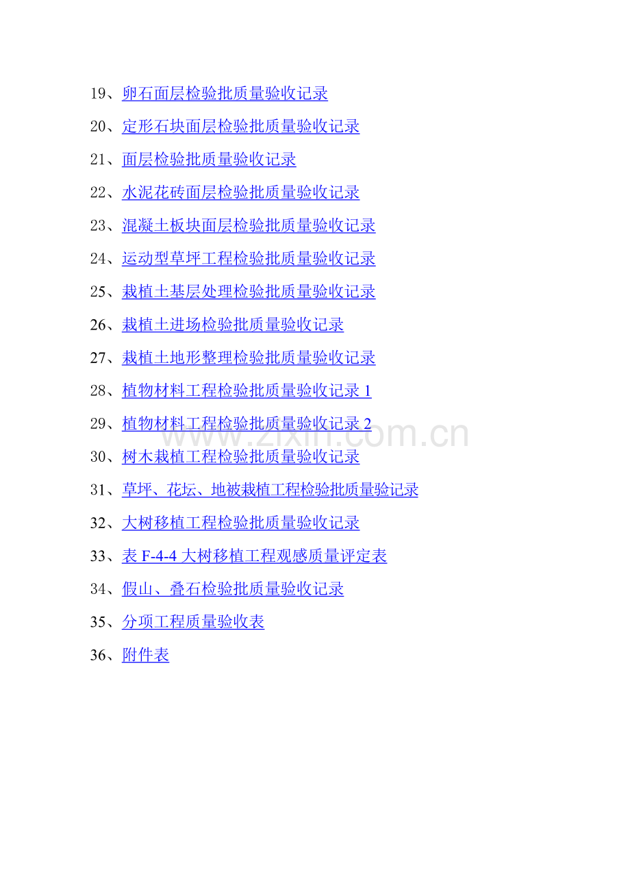 园林绿化工程验收标准(试行)检验批表格1.docx_第2页