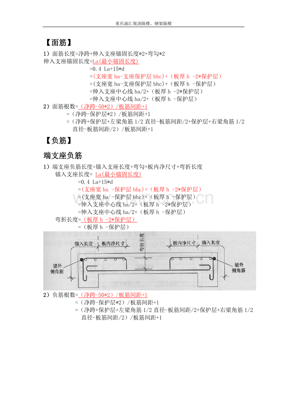 现浇楼板钢筋计算公式.doc_第2页