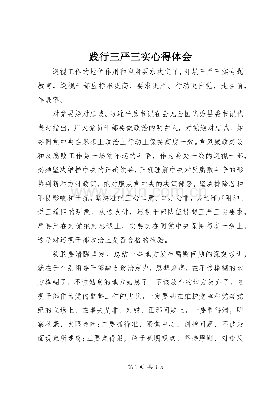 践行三严三实心得体会.docx_第1页