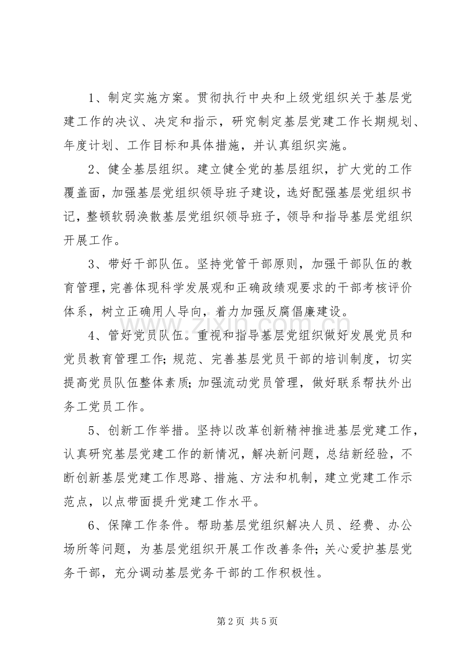 基层党建工作责任述职制度的意见.docx_第2页