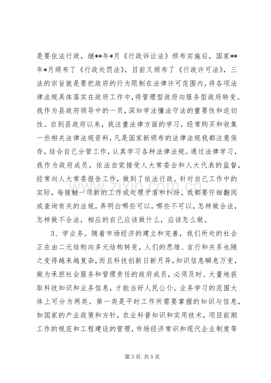 XX年副县长述职述廉报告.docx_第3页