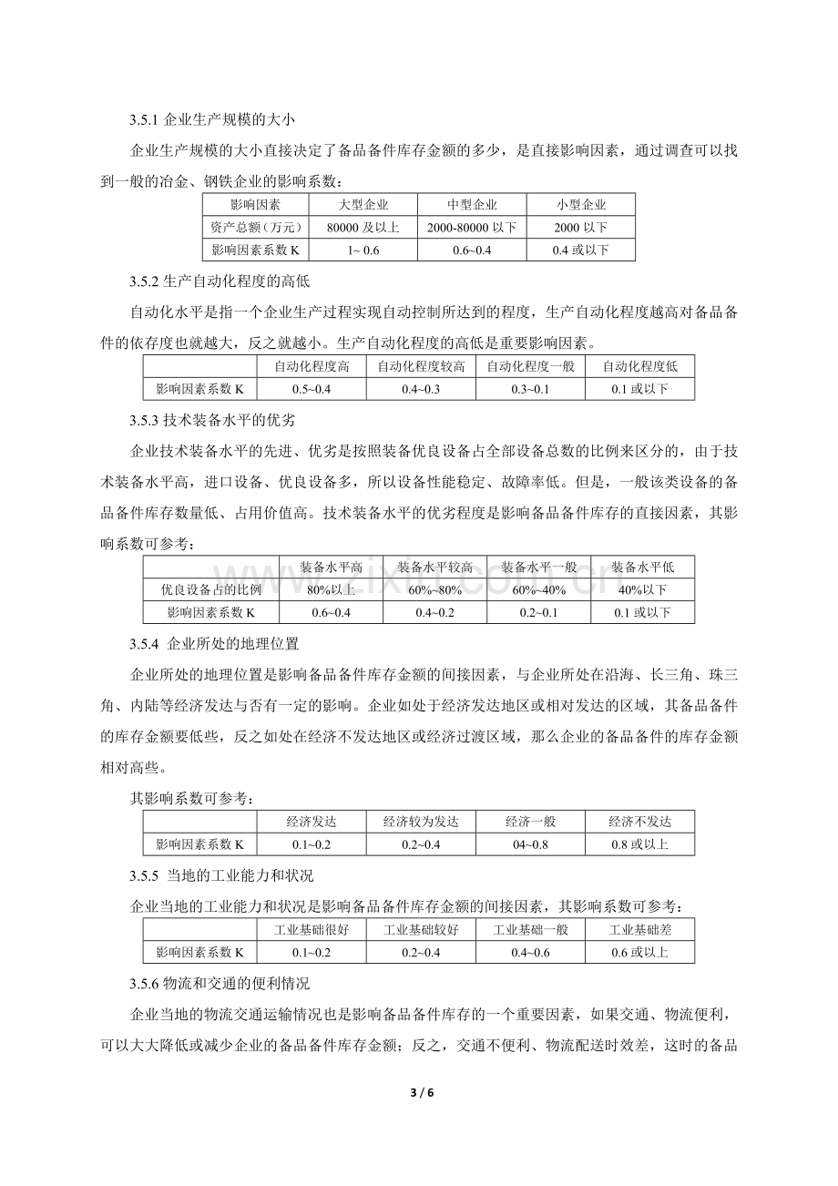 现代企业备品备件库存的分析与控制管理.docx_第3页