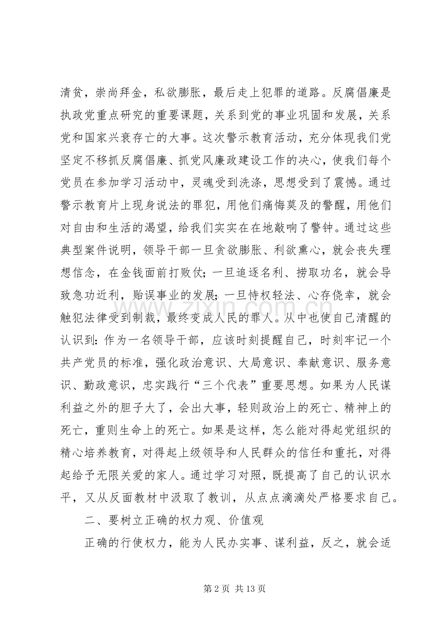 党风廉政警示教育篇心得体会大全.docx_第2页