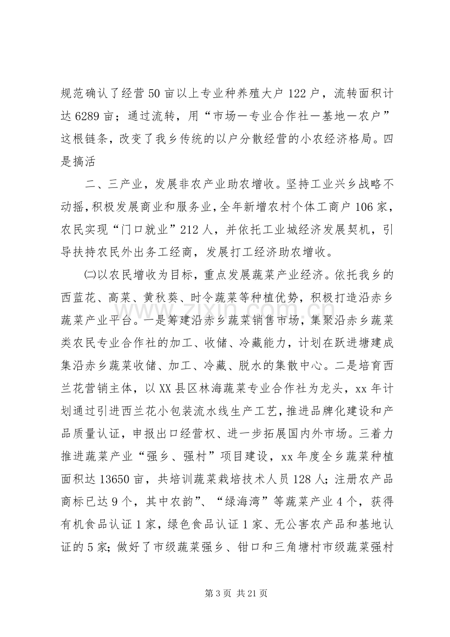 XX乡长述职述廉报告.docx_第3页