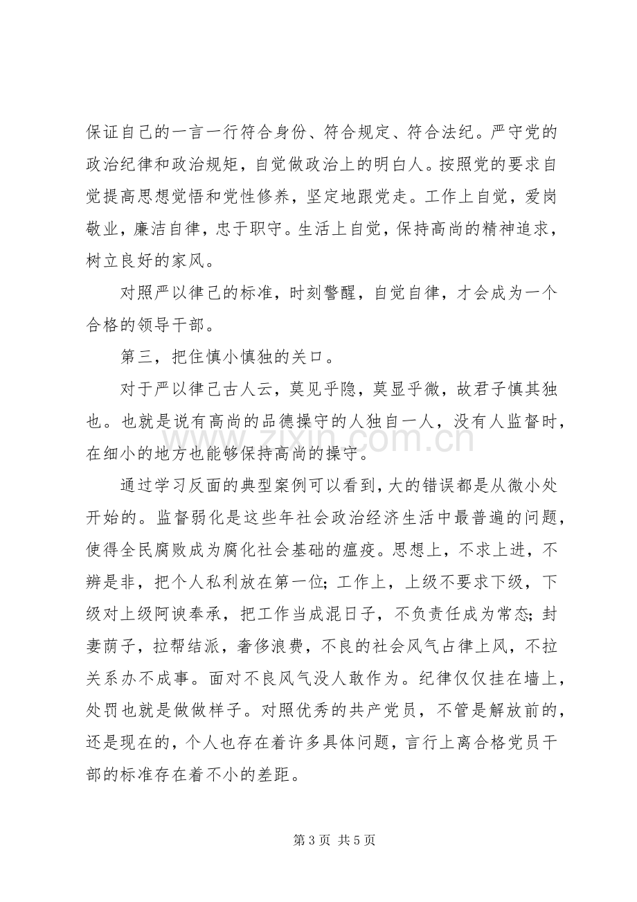 三严三实教育专题严以律己心得体会.docx_第3页