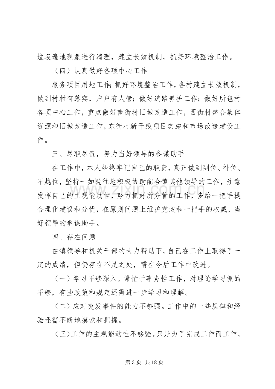 挂职副镇长述职报告5篇.docx_第3页