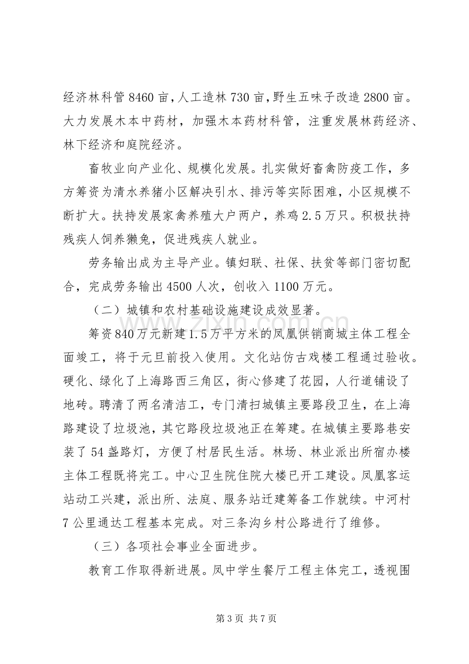 乡镇党委副书记镇长述职报告.docx_第3页