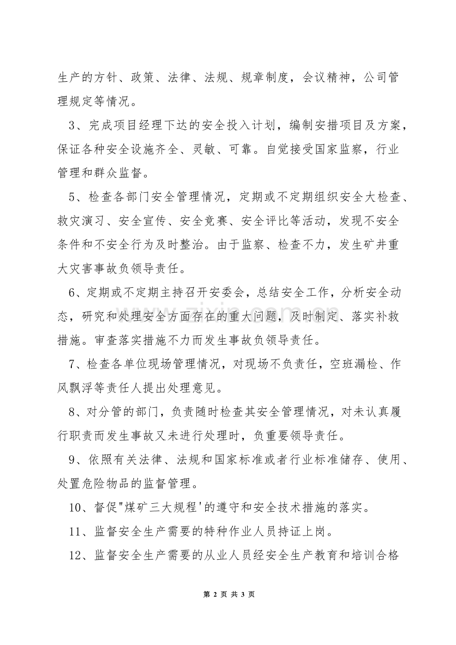 安全副经理安全管理与职责.docx_第2页