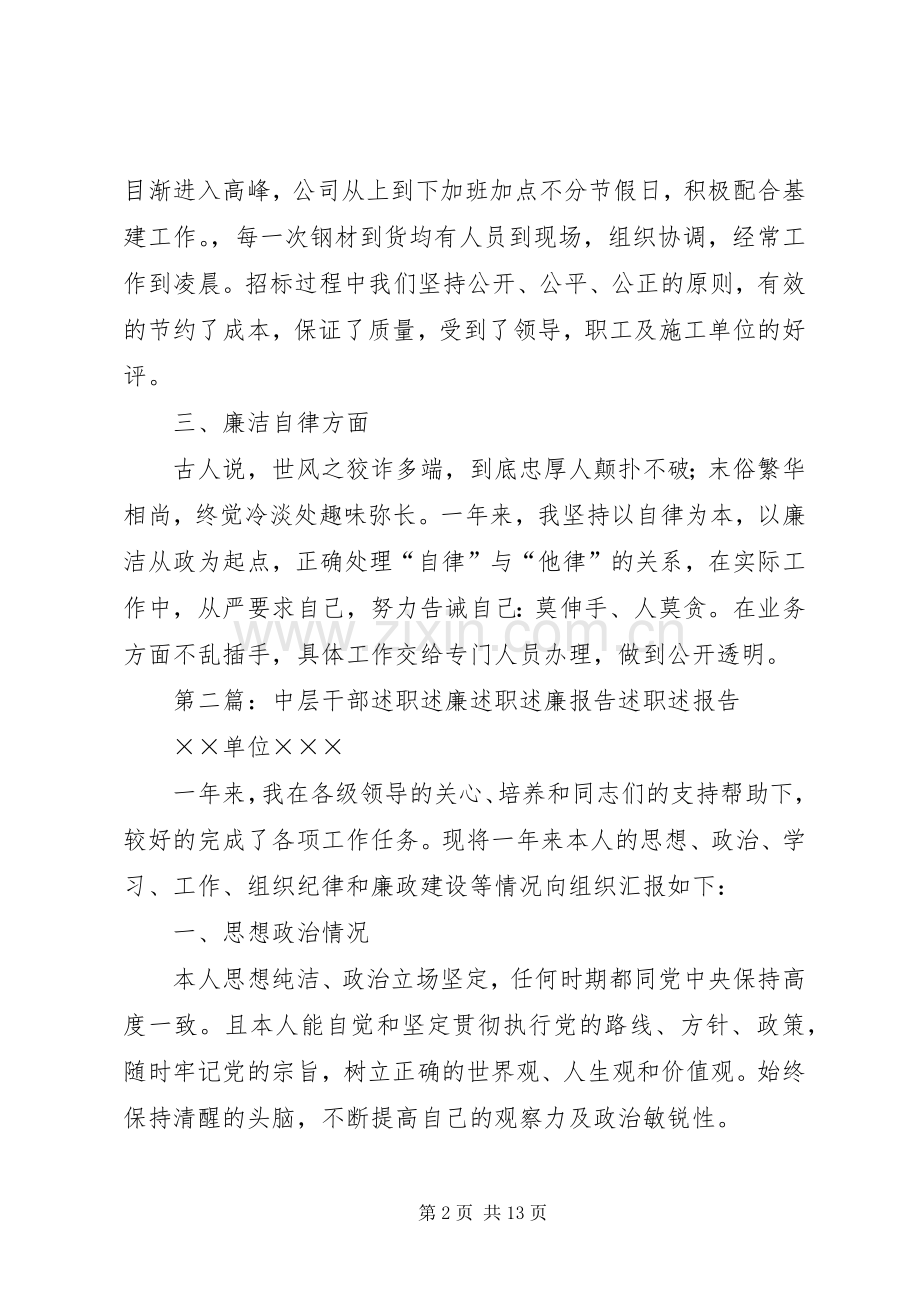 中层干部述职述廉报告.docx_第2页