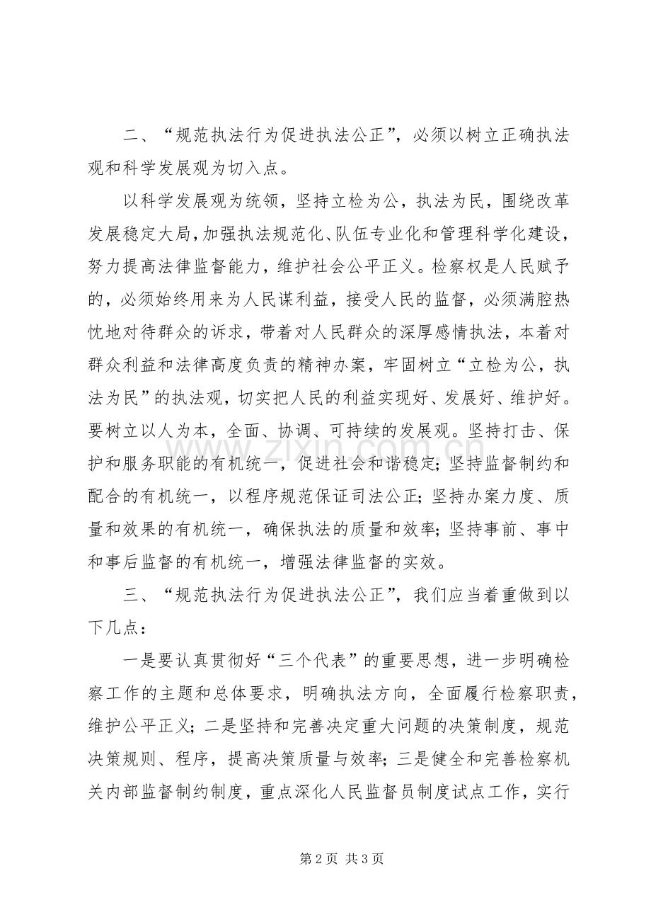 “规范执法行为促进执法公正”心得体会.docx_第2页