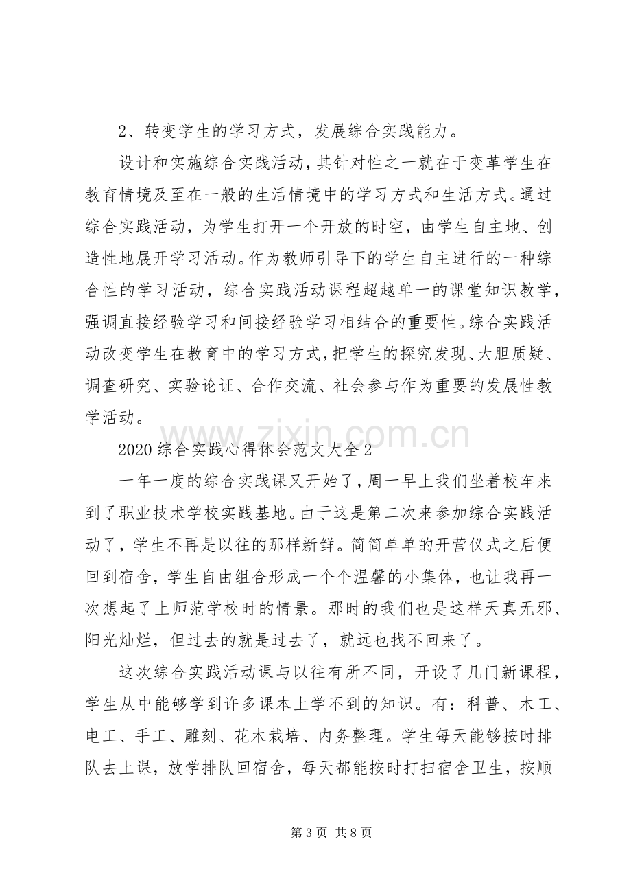 20XX年综合实践心得体会多篇.docx_第3页