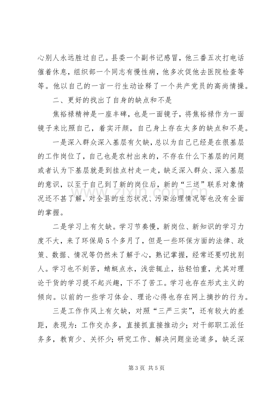 学习焦裕禄精神党员心得体会.docx_第3页