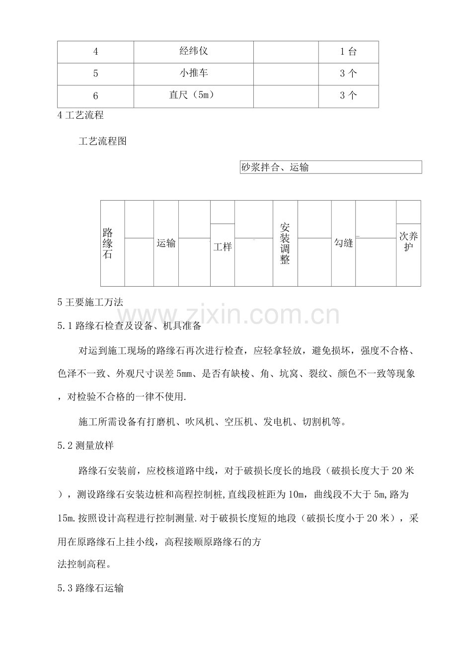 路缘石2023年专项施工方案.docx_第2页