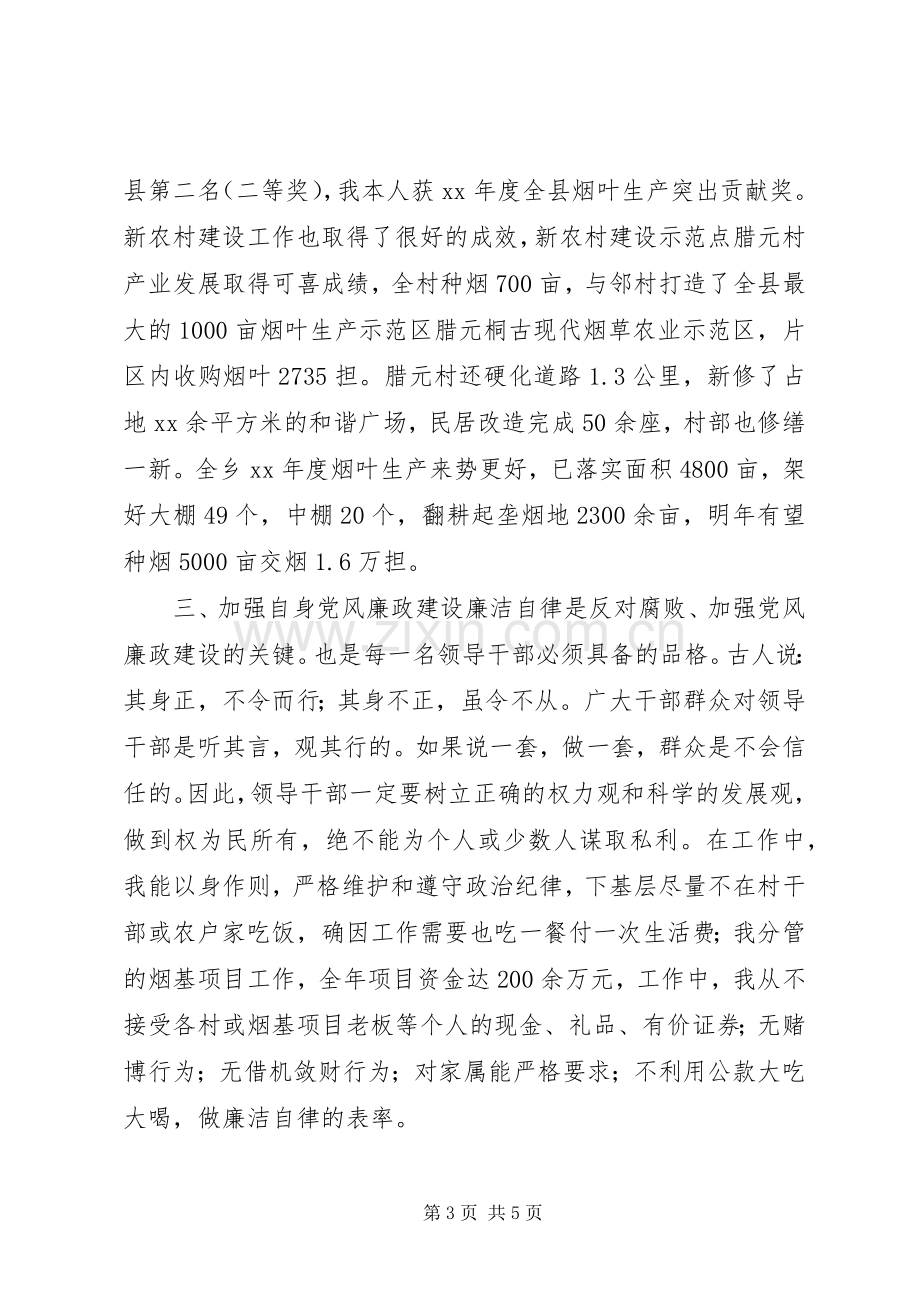 副乡长述职述廉报告.docx_第3页