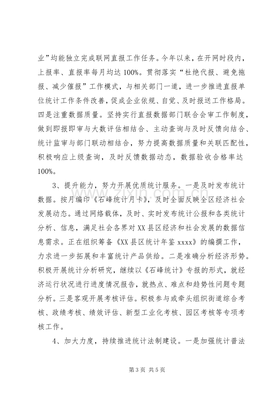 统计局长个人述职报告.docx_第3页