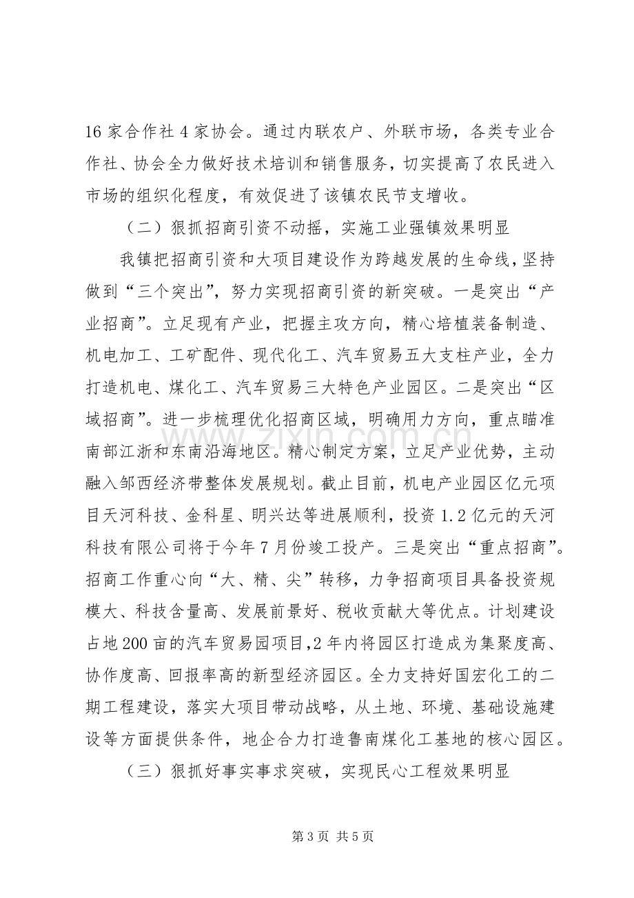 乡镇党员领导干部述职述廉报告.docx_第3页