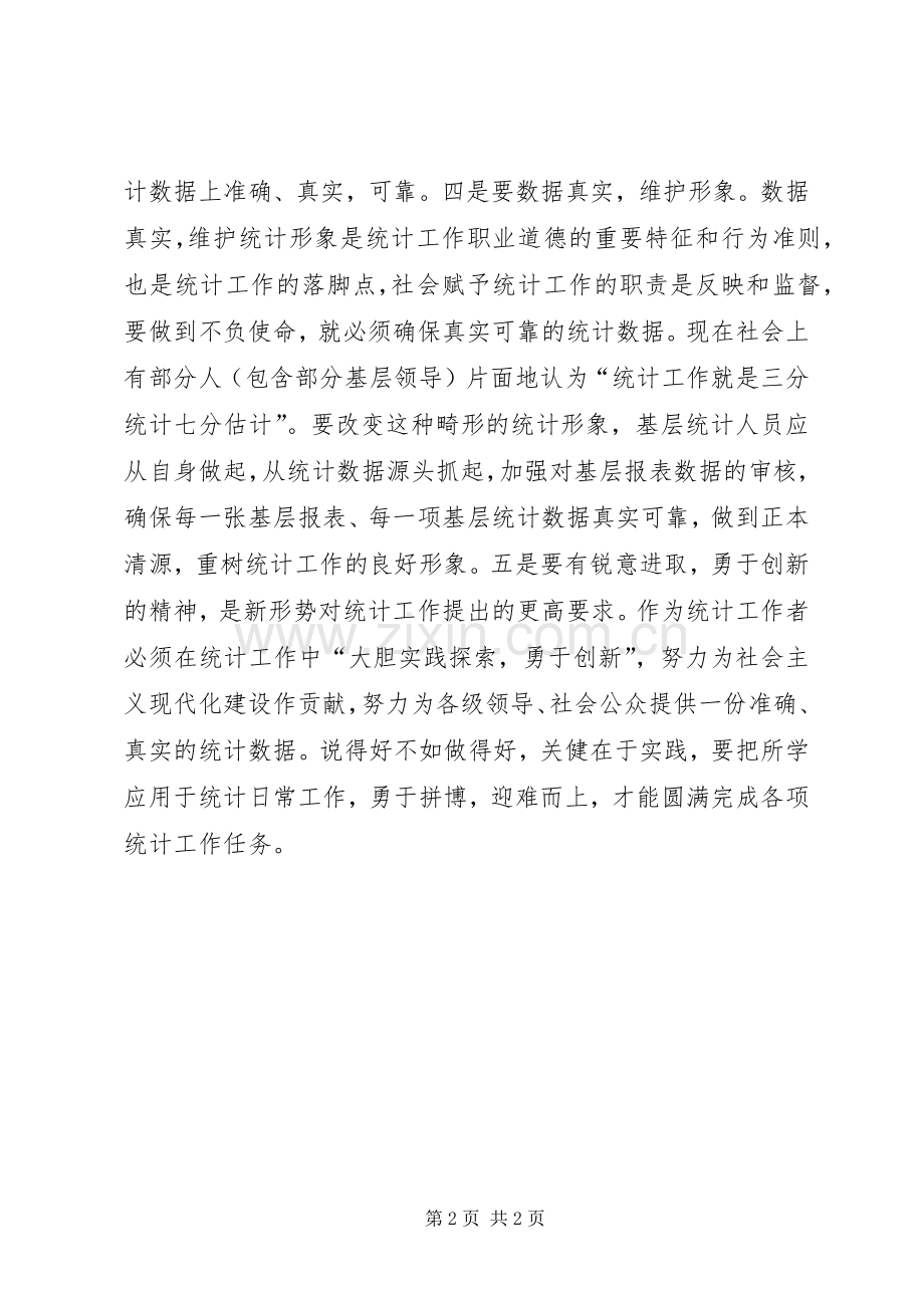 乡镇基层统计人员个人工作心得.docx_第2页