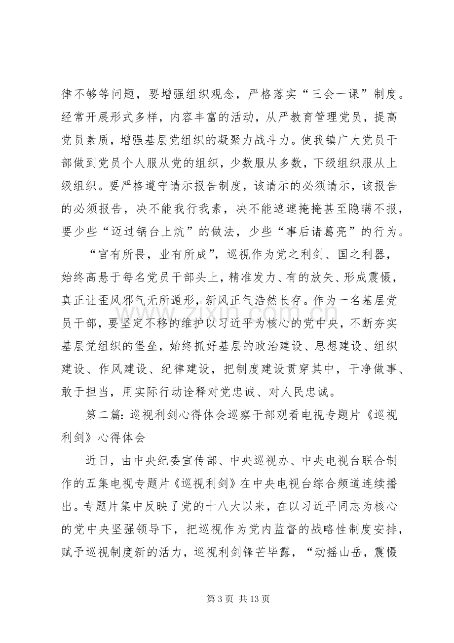 巡视利剑心得体会.docx_第3页