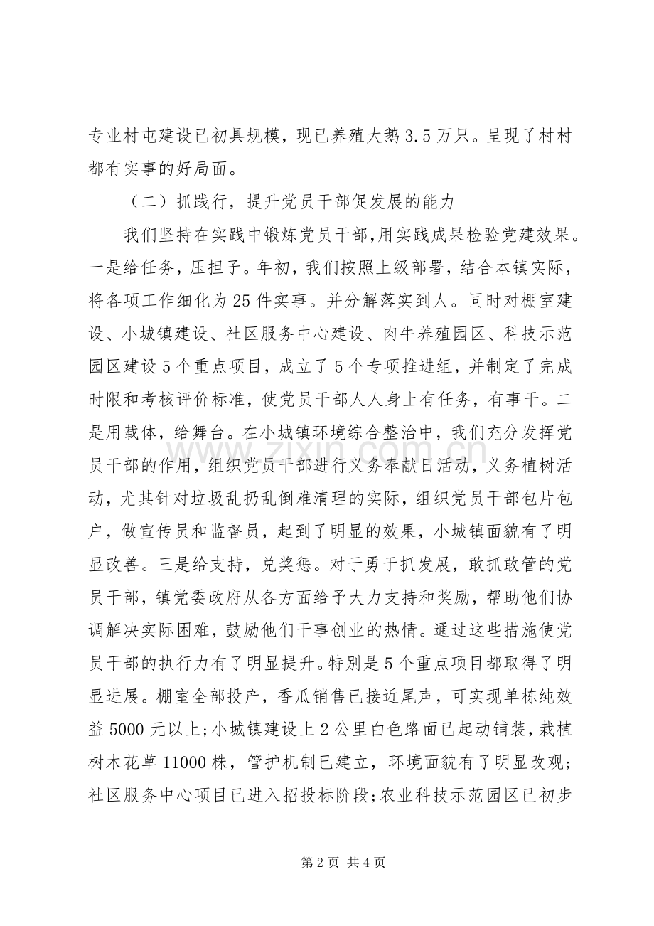 基层党组织书记抓党建工作专项述职报告.docx_第2页