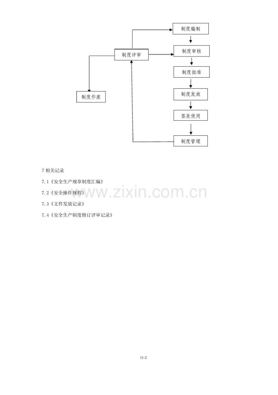 1安全管理制度和操作规程评审修订管理制度.docx_第3页